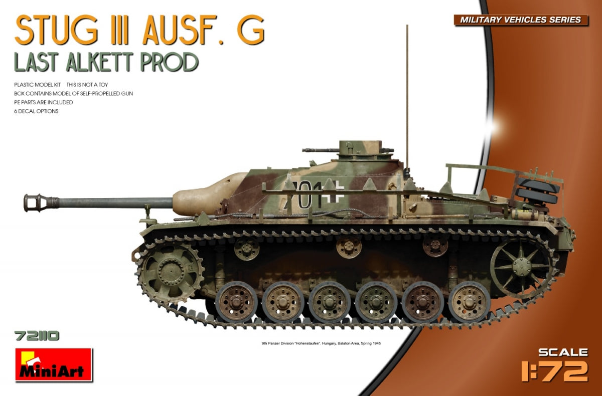MiniArt 72110 StuG III Ausf. G Last Alkett Prod 1/72