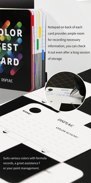 DSPIAE CC-01 Color Test Card Keychain Model Tool – zdjęcie 4