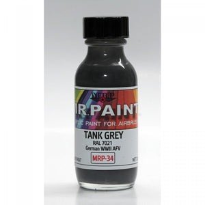 MR. Paint MRP-034 Tank Grey RAL 7021 WWII German AFV 30ml – immagine 2