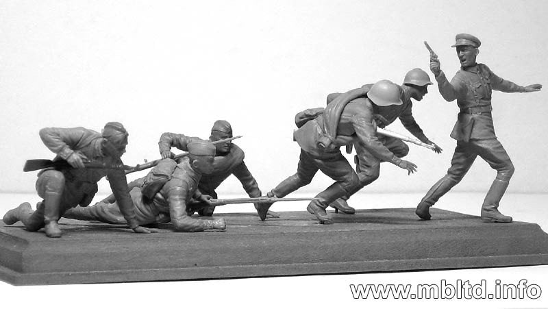 Master Box 3563 Counterattack Soviet infantry, summer 1941 1/35 – immagine 3
