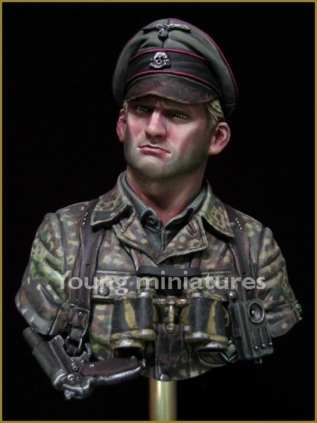 Young Miniatures YM1831 German Waffen SS Officer 1944 1/10 – Bild 2