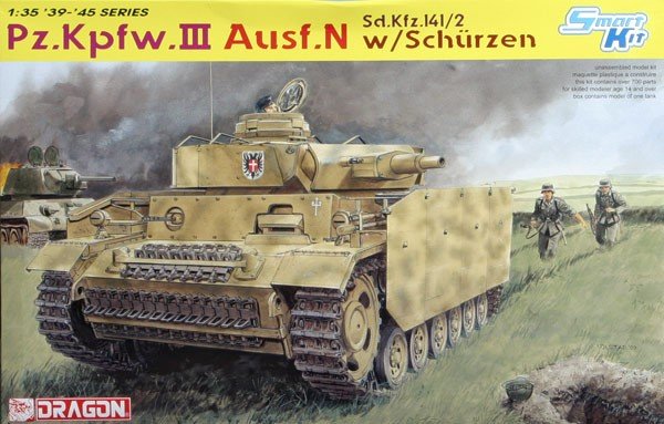 Dragon 6474 Pzkpfw. III Ausf. N w/Schurzen 1/35