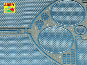 Aber 35G12 Grilles pour char allemand Sd.Kfz. 182 King Tiger (Tourelle Porsche) (1/35) – image 3