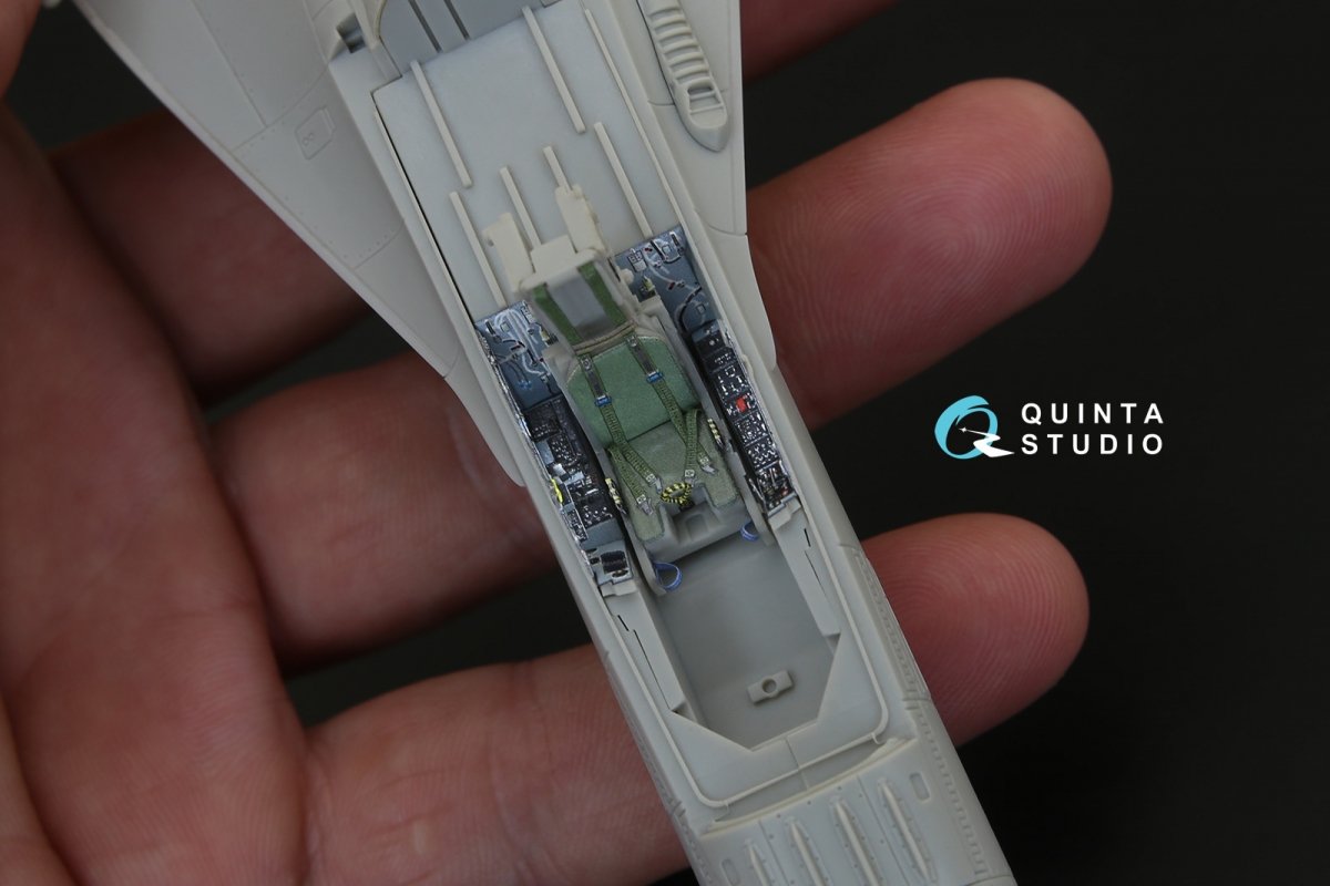 Quinta Studio QD48146 F-CK-1С 3D-Printed &amp;amp; coloured Interior on decal paper (for AFV club kit) 1/48 – Bild 7