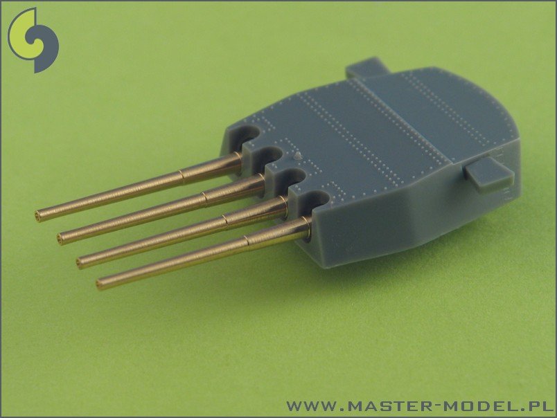 Master SM-700-011 British 14in (356mm) Mark VII barrels (10pcs) - King George V class – Bild 2