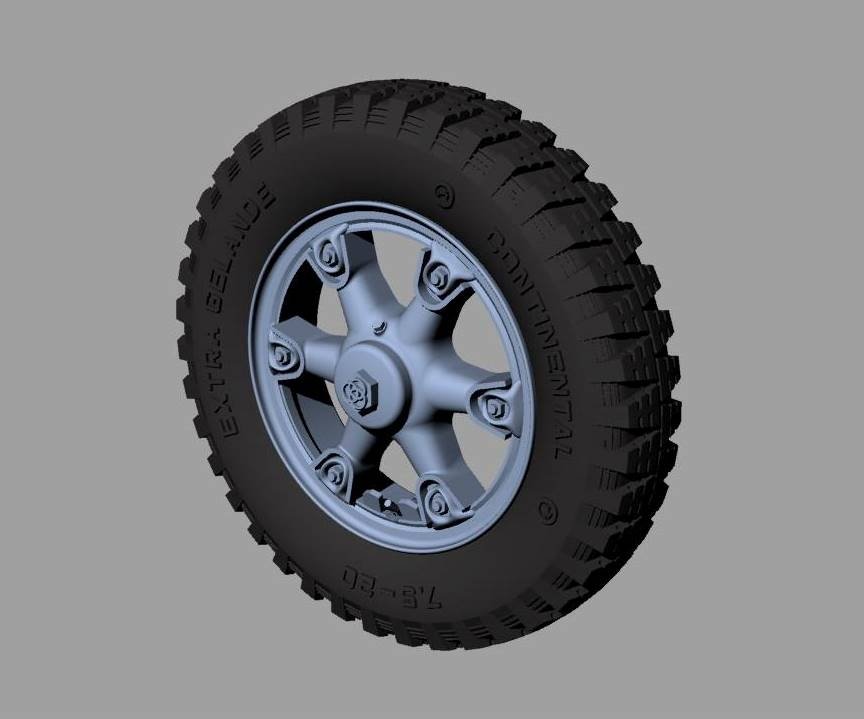 Panzer Art RE35-451 Krupp L3H163 road wheels (Gelande pattern) 1/35 – imagen 3