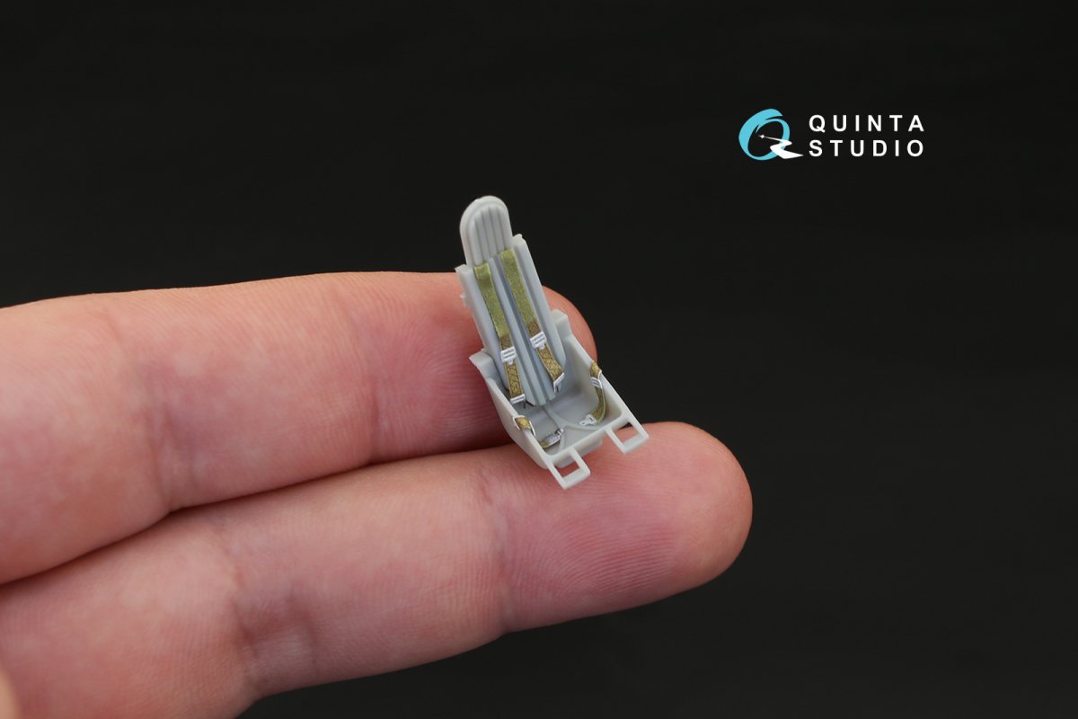 Intérieur imprimé en 3D et coloré sur papier décalcomanie Quinta Studio QD48137 MiG-15 bis (pour kit Bronco) 1/48 – image 4