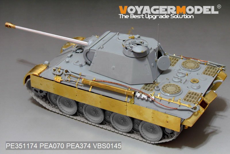 Maquette Voyager PE351174 Panther A allemand de la Seconde Guerre mondiale, version de base (pour MENG TS-046), échelle 1/35 – image 8