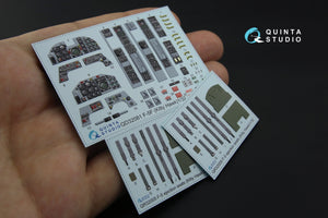 Quinta Studio QD32081 F-5F 3D-Printed colored Interior on decal paper (for KittyHawk kit) 1/32 – image 2