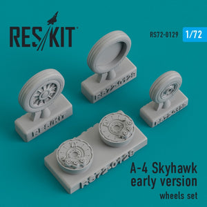 RESKIT RS72-0129 A-4 &amp;quot;SKYHAWK&amp;quot; EARLY VERSION WHEELS SET 1/72