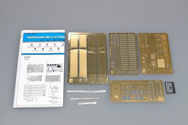 Trumpeter 06604 Hawker Hurricane IIC Photo Etherd Part set 1/24 – image 2