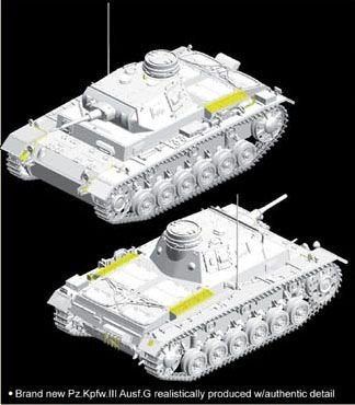 Dragon 6639 Pz.Kpfw.III (5cm) Ausf.G, Sd.Kfz.141, Early Production 1/35 – Bild 2