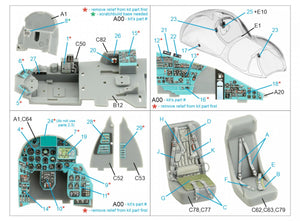 Quinta Studio QD48356 Mi-24D 3D-Printed &amp;amp; colored Interior on decal paper (Trumpeter) 1/48 – image 2