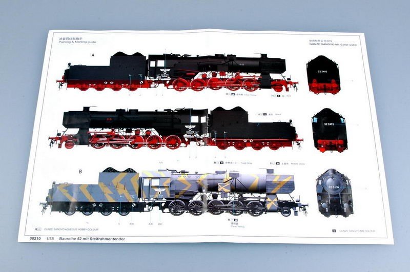 Trumpeter 00210 Kriegslokomotive BR52 1/35 – imagen 3