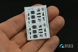 Intérieur coloré imprimé en 3D sur papier décalcomanie pour Eurofighter biplace Quinta Studio QD48307 (Revell) 1/48 – image 10