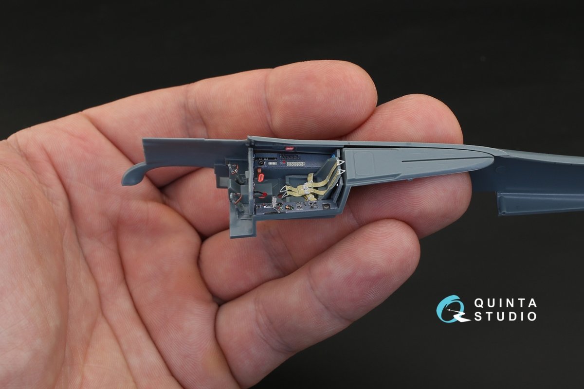 Quinta Studio QD48128 Fw 190 A-8/A-9 (R11) 3D-Printed &amp;amp; coloured Interior on decal paper (for Eduard kit) 1/48 – zdjęcie 5