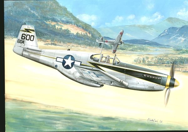 Kovozavody Prostejov KPM0033 North-American P-51C Mustang, USAAF 1/72