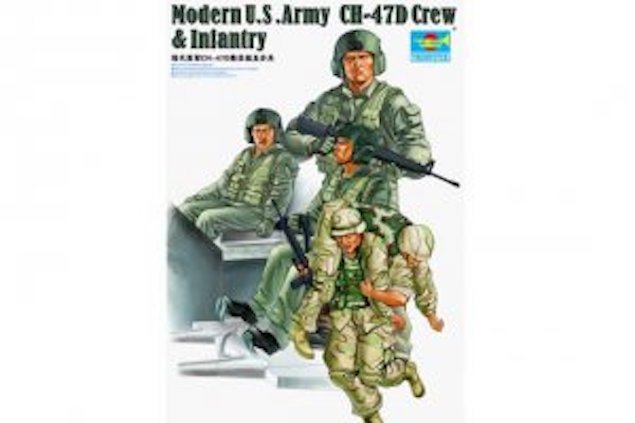 Trumpeter 00415 Modern U.S. Army CH-47D Crew Infantry 1/35