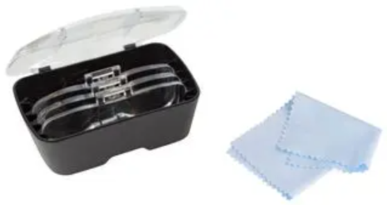 Kit loupe frontale LED Lightcraft LC1766 Pro avec plaque bi-optique, 5 lentilles, grossissements 1x, 3x, 3,5x et 6x. – image 2
