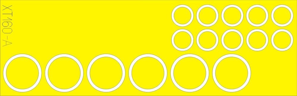 Eduard XT160 M-26 wheel masks 1/35 HOBBY BOSS – Bild 2
