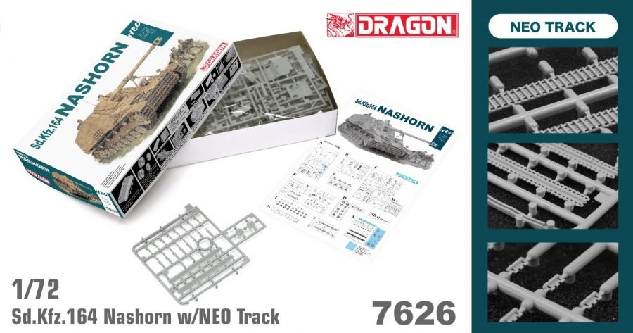 Dragon 7626 Sd.Kfz.164 Nashorn w/NEO Track 1/72 – zdjęcie 2