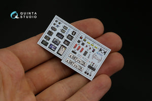 Quinta Studio QD35068 KAMAZ-43509 3D-Printed &amp;amp; coloured Interior on decal paper (Zvezda) 1/35 – imagen 13