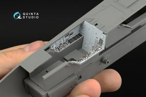 Quinta Studio QD32111 F/A-18A++ 3D-Printed &amp;amp; coloured Interior on decal paper (Academy) 1/32 – immagine 12