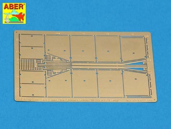 Aber 72A11 Jupes latérales pour Sturmgeschutz III (Early model) 1/72