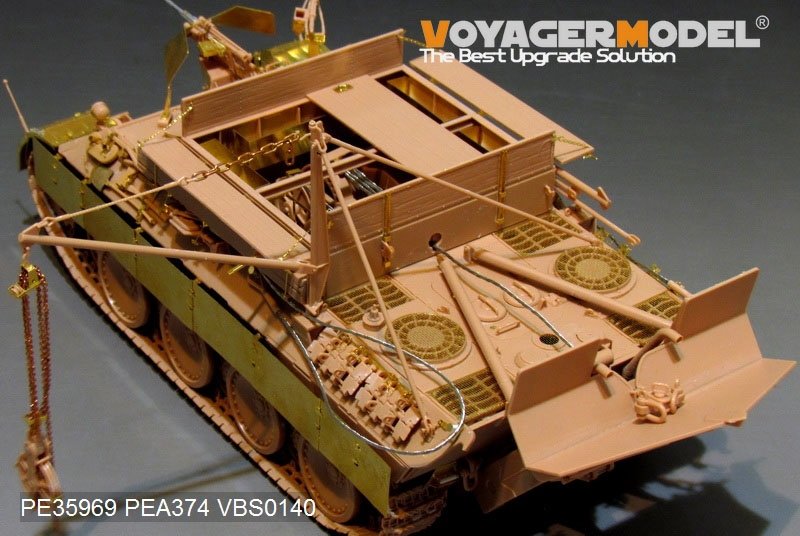 Voyager Model PE35969 WWII German Bergepanther Ausf.A (Early type,Panther A tool holders) Basic For MENG SS-015 1/35 – Bild 8