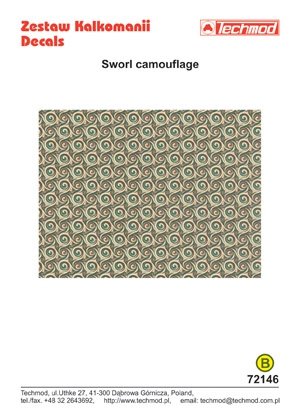 Techmod 72146 - Swirl Camouflage 1/72 – image 2