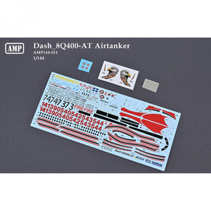 AMP 144011 Dash 8Q400-AT Airtanker - Canadian Short Range Commuter Airliner 1/144 – zdjęcie 2
