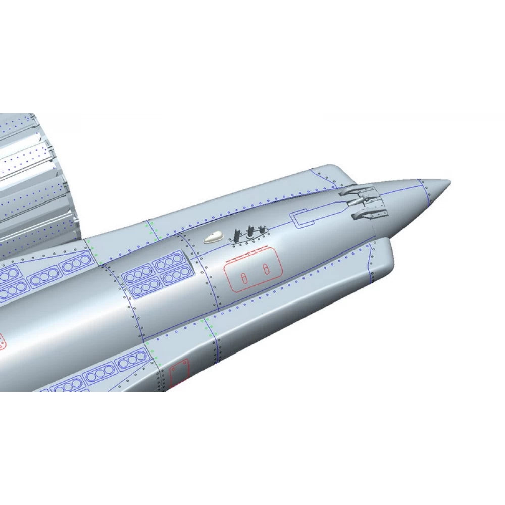 Great Wall Hobby S4818 Su-27 Flanker-B 30th Anniversary Service in China 1/48 – immagine 15