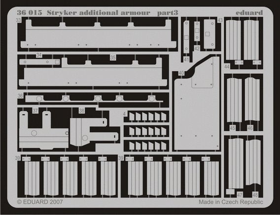 Eduard 36015 Stryker blindage additionnel 1/35 Trumpeter  – image 3