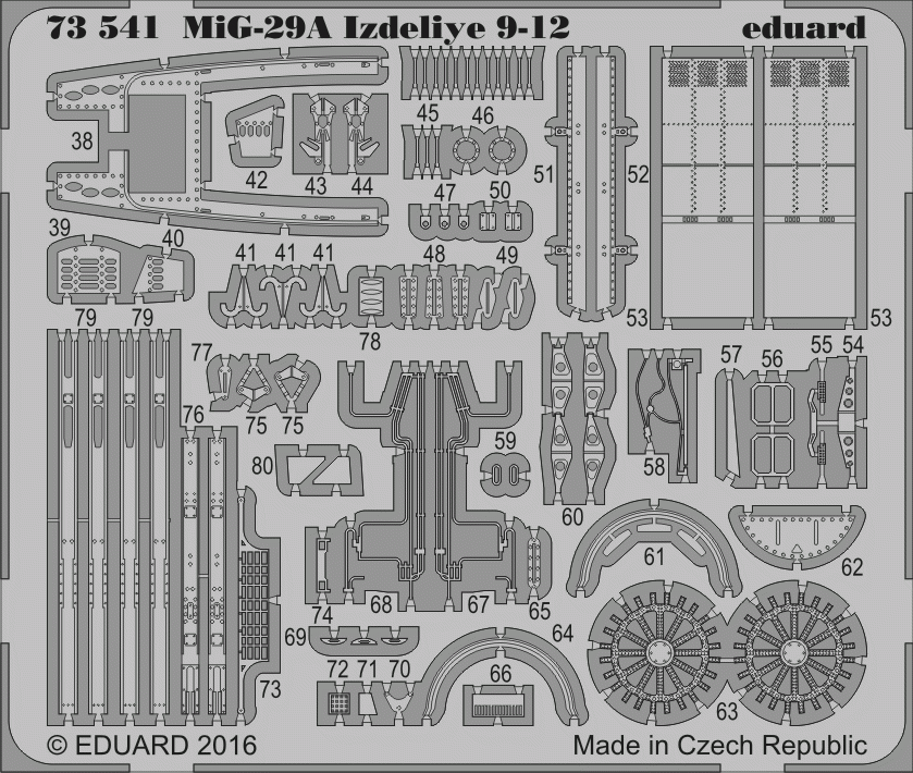 Eduard 73541 MiG-29A Izdeliye 9-12 1/72 TROMPETTE – image 2
