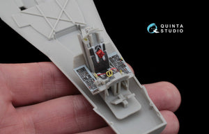 Quinta Studio QD48035 F-16С 3D-Printed &amp;amp; coloured Interior on decal paper (for Hasegawa kit) 1/48 – immagine 5