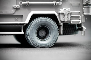 ScaleX WM 35006S KOZAK 2 Sagged wheel set (for ICM) 1/35