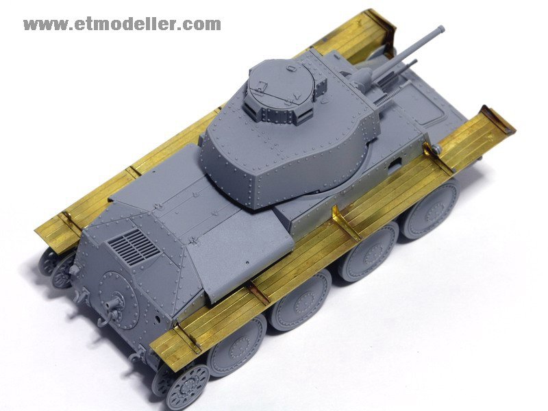 E.T. Model EA35-004 WWII German Pz.Kpfw.38(t) Fender For DRAGON Kit 1/35 – Bild 2