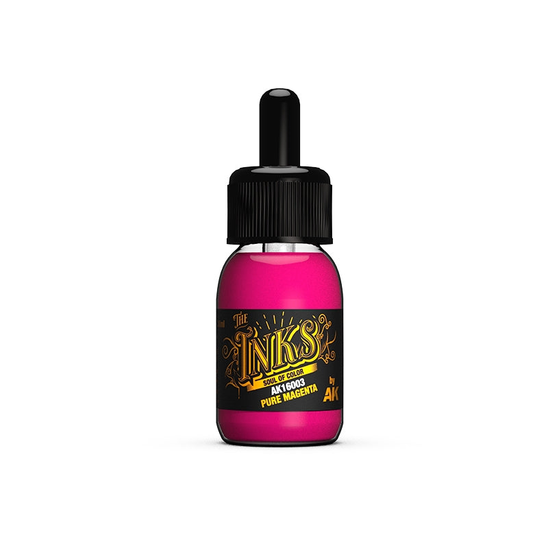 AK Interactive AK16021 PRIMARY COLORS – INK SET 3x30ml – immagine 3