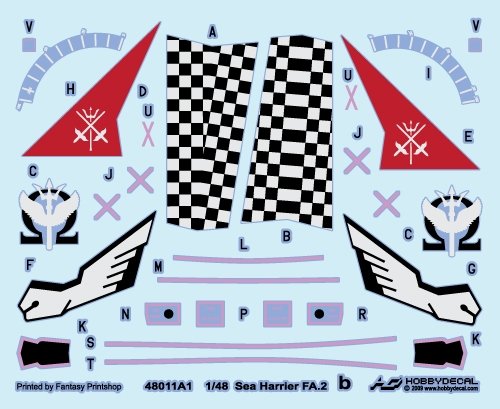 HobbyDecal AL48011V1 Sea Harrier FA.2 1/48 – Bild 3