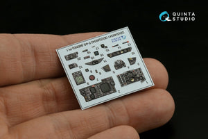 Quinta Studio QD+48341 F-4G early 3D-Printed &amp;amp; coloured Interior on decal paper (Meng) (with 3D-printed resin parts) 1/48 – immagine 7