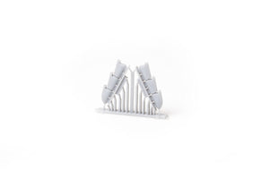 Eduard 672408 Spitfire Mk. V three-stacks exhaust rounded PRINT Tamiya 1/72