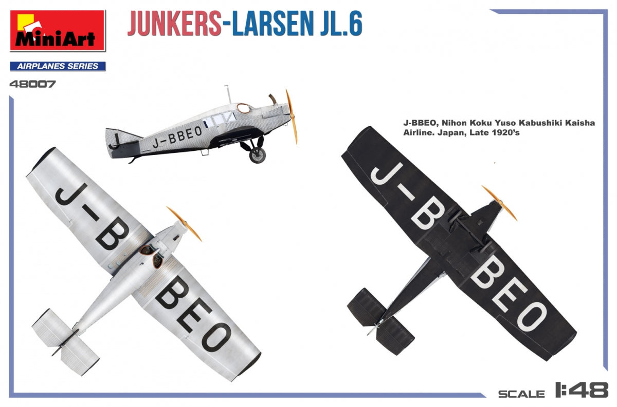 MiniArt 48007 Junkers-Larsen JL.6 1/48 – image 6