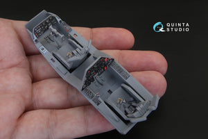 Quinta Studio QD32068 AH-1G Cobra 3D-Printed &amp;amp; coloured Interior on decal paper (for ICM kit) 1/32 – immagine 3