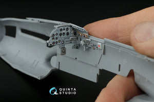Quinta Studio QD48236 IL-2 1943 (two-seat) 3D-Printed &amp;amp; coloured Interior on decal paper (for Zvezda kit) 1/48 – immagine 8