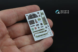 Quinta Studio QD+48554 Bristol Beaufighter Mk.VI 3D-Printed &amp;amp; coloured Interior on decal paper (Tamiya) (with 3D-printed resin parts) 1/48 – immagine 5
