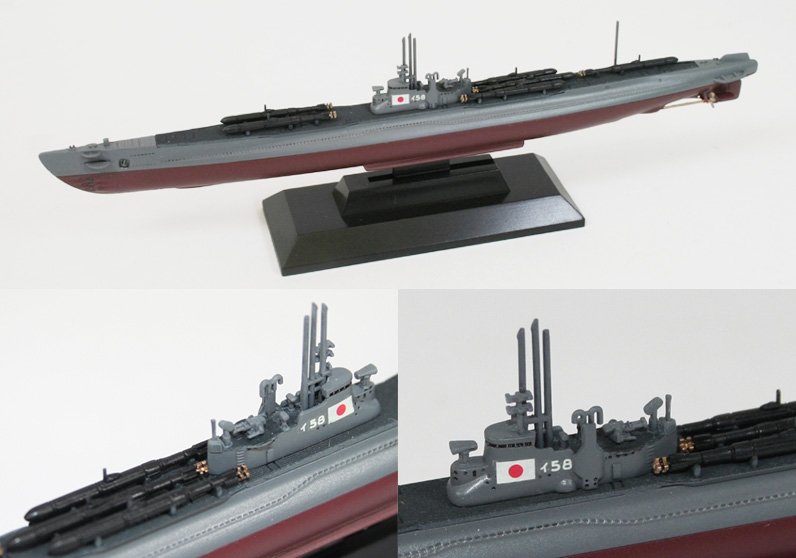 Pit-Road W122 IJN Submarine Type I-54 Class Submarine I-56 &amp;amp; I-58 1/700 – imagen 4