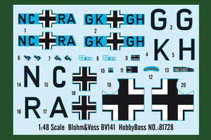 Hobby Boss 81728 Blohm Voss BV-141 1/48 – imagen 3