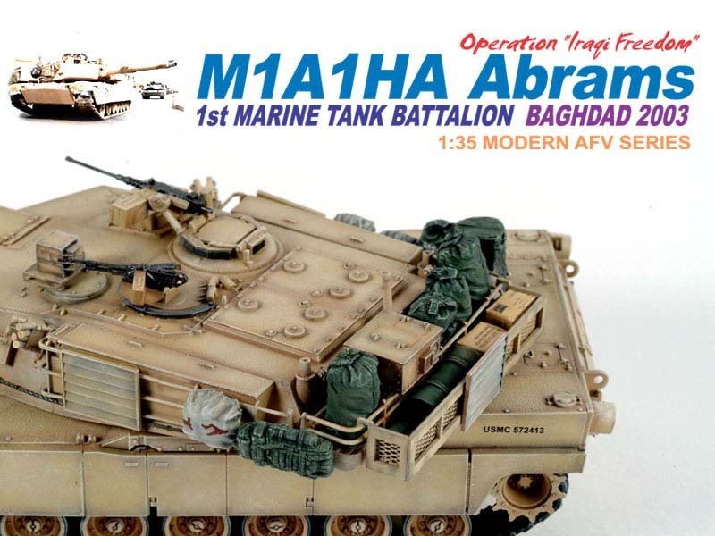 Dragon 3533 M1A1HA Abrams BAGHDAD 2003 1/35 – immagine 4
