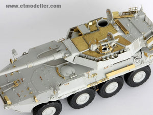 E.T. Model E35-003 Modern Spanish Army VRC-105 Centauro RCV (For TRUMPETER 00388) 1/35 – immagine 7