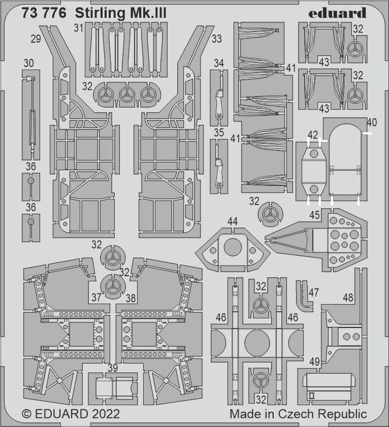Eduard BIG72171 Stirling Mk. III ESSENTIAL ITALERI 1/72 – image 2